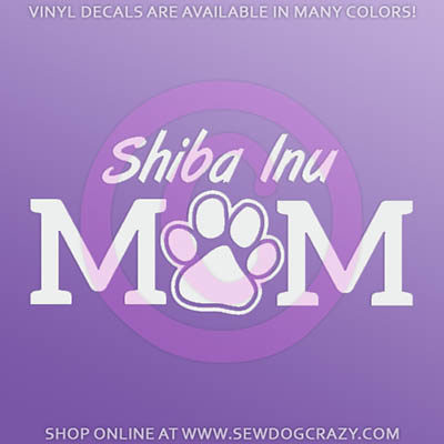 Shiba Inu Mom Car Sticker
