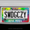 Nose Work License Plate Frame