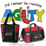 Embroidered Agility Bags