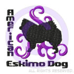 Embroidered American Eskimo Dog Shirts