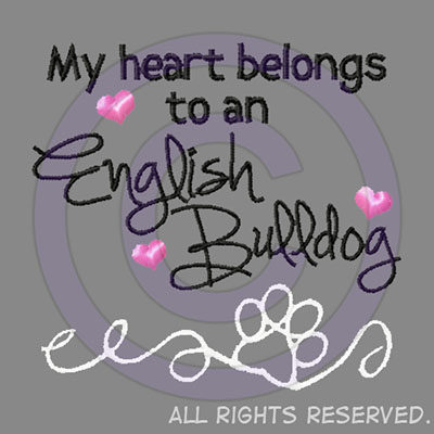 Pretty English Bulldog Shirts