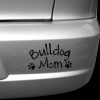 Bulldog Mom Vinyl Car Stickers
