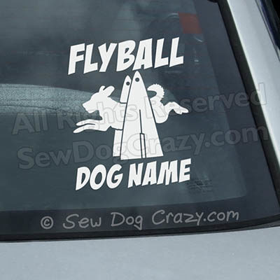 Custom Flyball Car Sticker