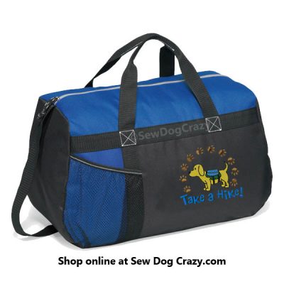 Embroidered Dog Backpacking Duffel