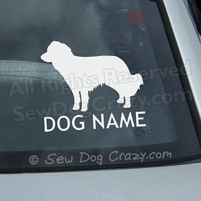 Custom Kooikerhondje Car Window Sticker