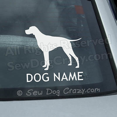 Custom Pointer Car Window Sticker