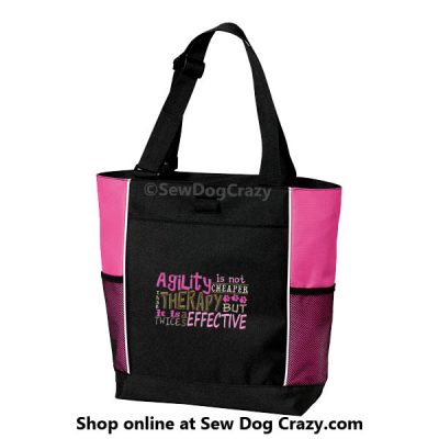 Embroidered Agility Tote Bag