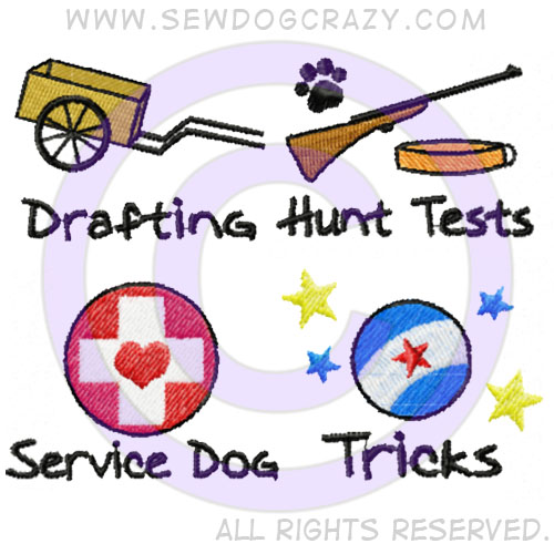 Carting Hunt Test Service Dog Trick Dog
