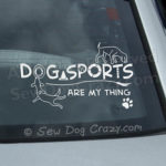 Dog Sports Car Decals