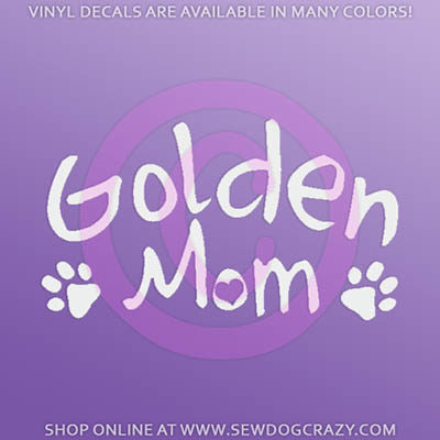 Golden Retriever Mom Decals
