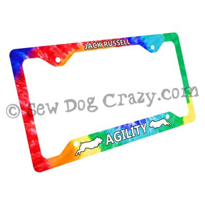 Jack Russell Agility License Plate Frame