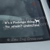 Funny Portuguese Podengo Car Decals