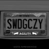 Shetland Sheepdog Agility License Plate Frame