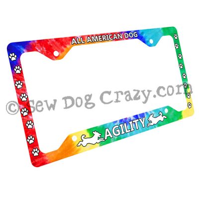 All American Agility License Plate Frame