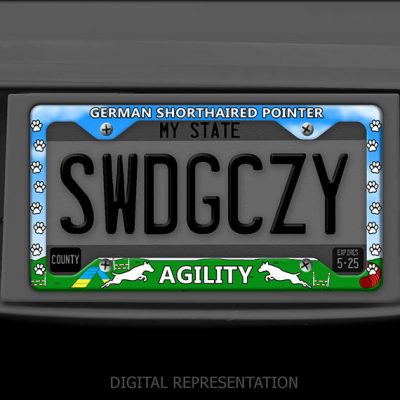 GSP Agility License Plate Frame