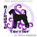 Airedale Terrier Embroidered Shirts