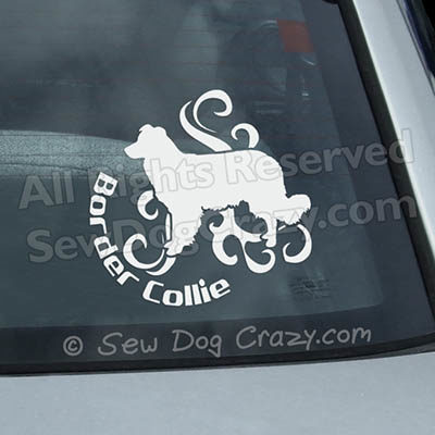 Cool Border Collie Stickers