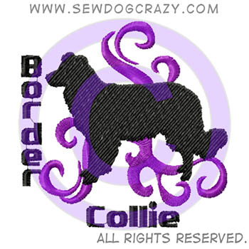 Embroidered Border Collie Shirts