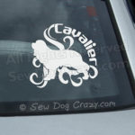 Cavalier King Charles Spaniel Car Window Sticker