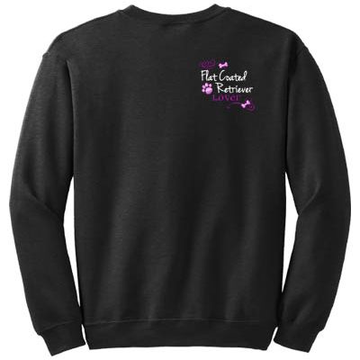 Embroidered Flat Coated Retriever Sweatshirt