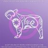 Paisley French Bulldog Car Decal
