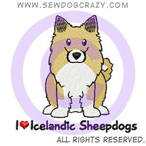 Cartoon Icelandic Sheepdog Shirts