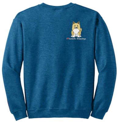 Cartoon Icelandic Sheepdog Sweatshirt