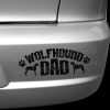 Irish Wolfhound Dad Bumper Sticker