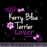 Kerry Blue Terrier Embroidered Shirts