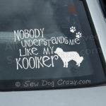 Kooikerhondje Car Window Sticker