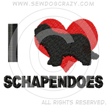 I Love Schapendoes Shirts