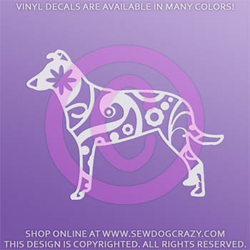 Paisley Smooth Collie Car Decal