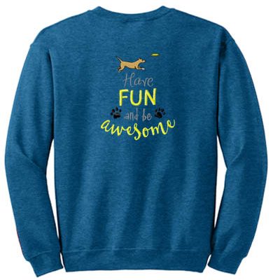 Fun Disc Dog Sweatshirt