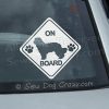 Pyrenean Shepherd On Board Sticker