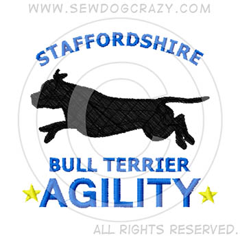 Staffordshire Bull Terrier Agility Shirts