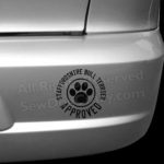 Staffordshire Bull Terrier Approved Sticker