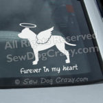 Angel Staffordshire Bull Terrier Decal
