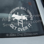 Agility Staffordshire Bull Terrier Stickers