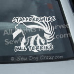 Staffordshire Bull Terrier Car Decal