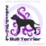 Embroidered Staffordshire Bull Terrier Shirts