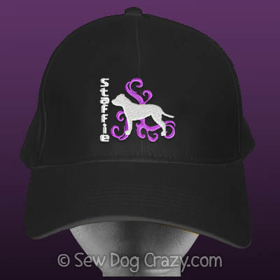 Embroidered Staffordshire Bull Terrier Hat