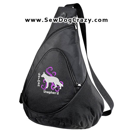 German Shepherd Coin Purse Pouch Available at SaltyPaws.com