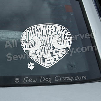 Nose Work Car Window Sticker