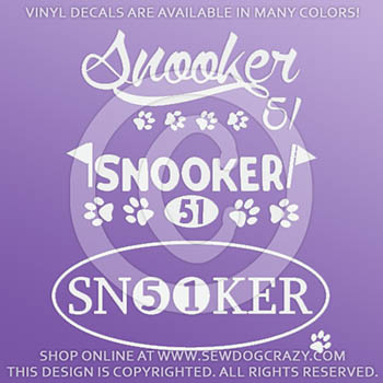 Agility Snooker Decals