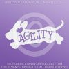 Love Agility Basset Hound Stickers