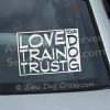 Dog Trainer Car Window Stickers