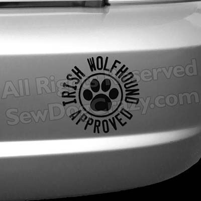Irish Wolfhound Approved Bumper Stickers