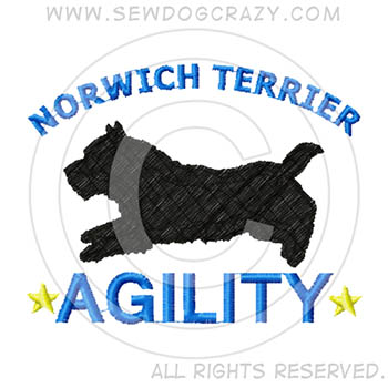 Norwich Terrier Agility Shirts