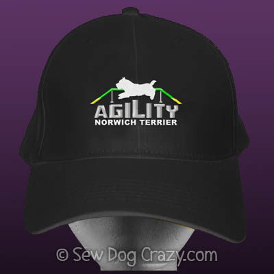Embroidered Norwich Terrier Agility Hats