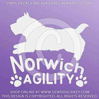 Norwich Agility Vinyl Sticker